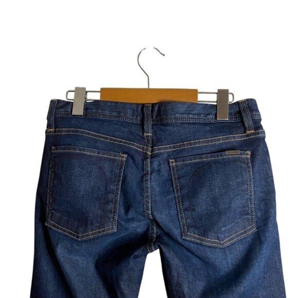 Fidelity Women's Medium Indigo Mila Cuff Mid Rise Skinny Denim Jean - Picture 8 of 9